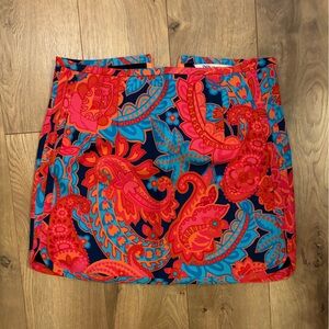 Zara Paisley Mini Skirt